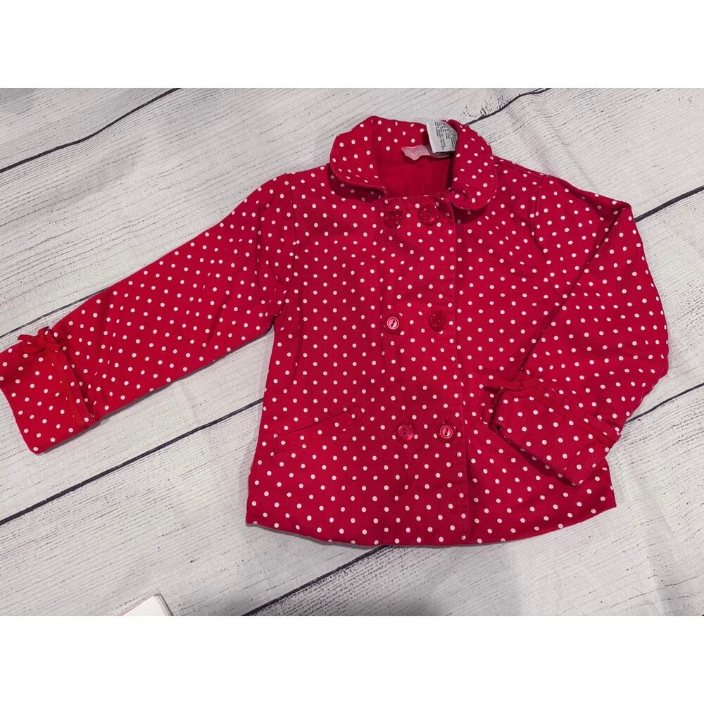 Kids Headquarters Peacoat Red and White Polka Dots